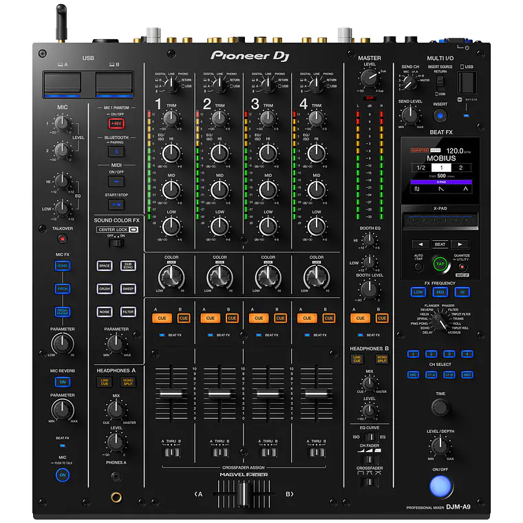 Mezcladora Pioneer DJM-A9 4 canales mezcladora de club