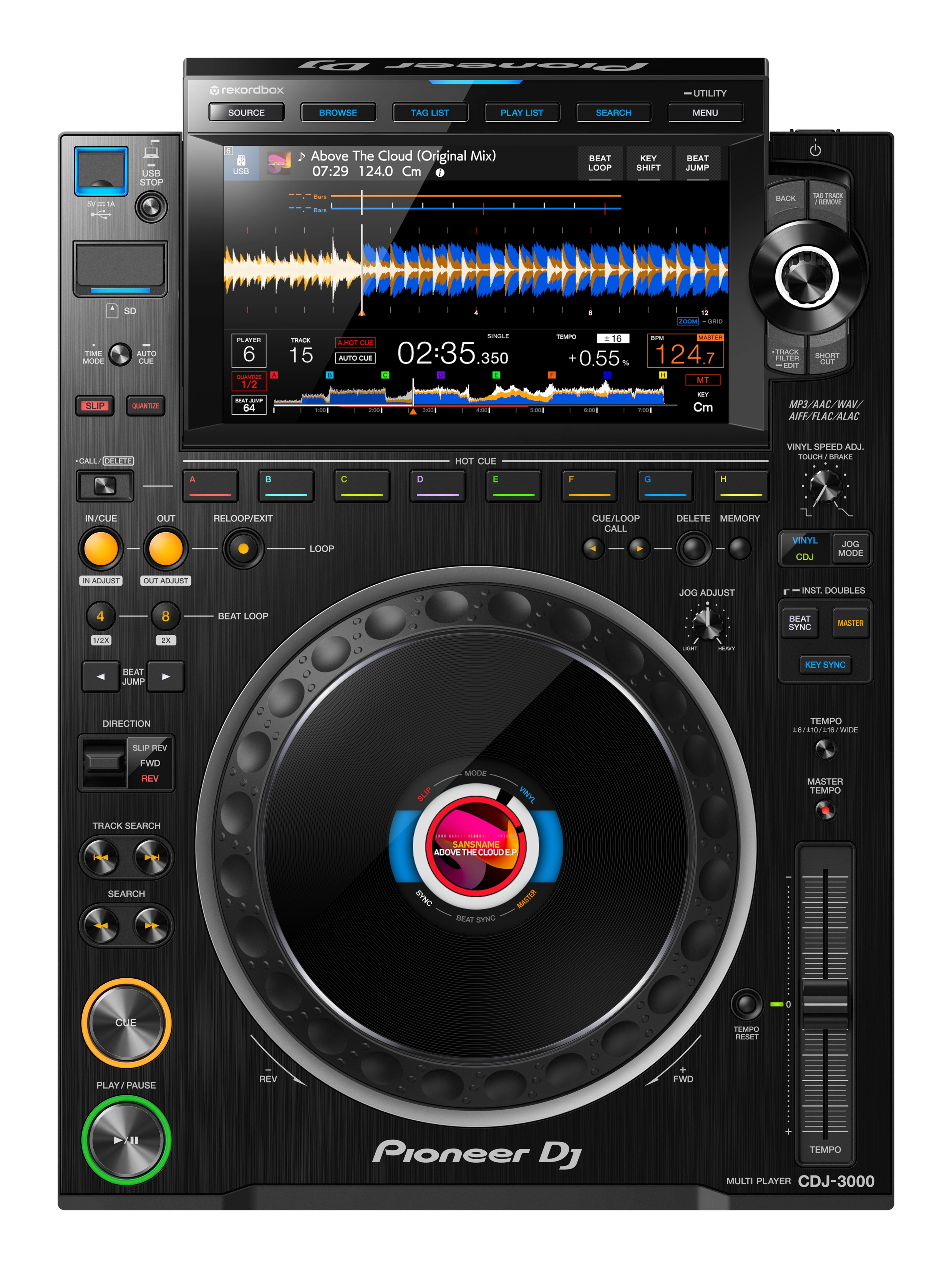 Pioneer CDJ-3000 reproductores profesionales tornamesas flagship club